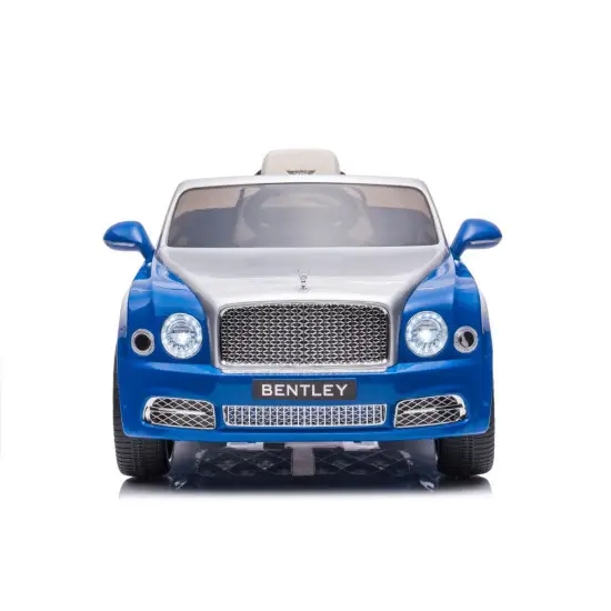 Bentley Mulsanne zilais elektromobilis