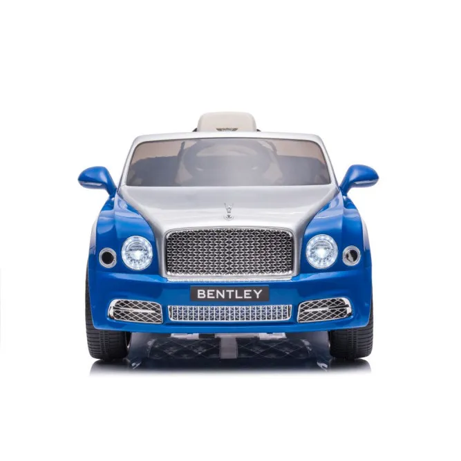 Bentley Mulsanne zilais elektromobilis