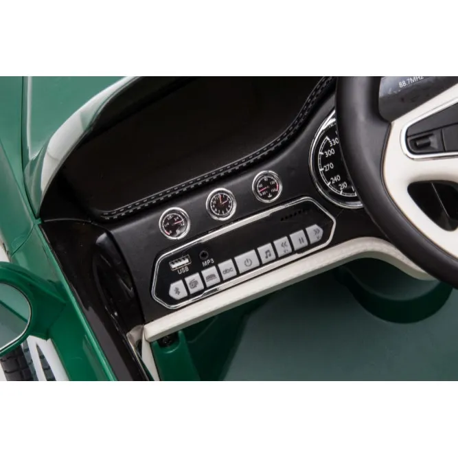 Bentley Mulsanne zaļais elektromobilis