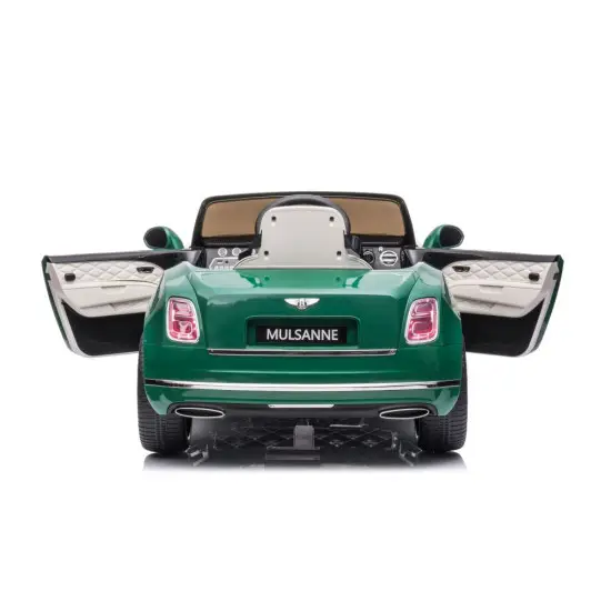 Bentley Mulsanne zaļais elektromobilis