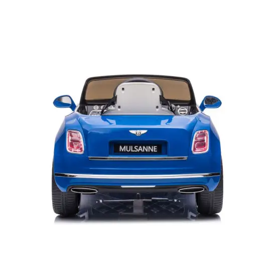 Bentley Mulsanne zilais elektromobilis