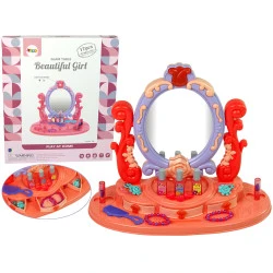 Make-up tualetes galds ar spoguli Gaisma Skaņa