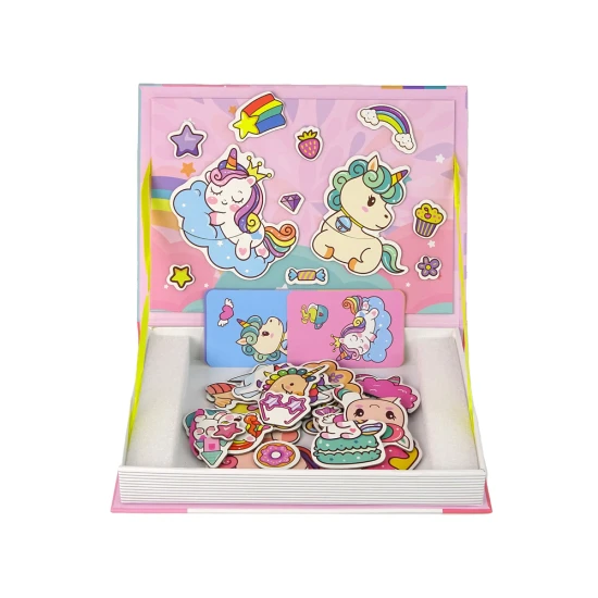 Magnētiskā puzle Vienradzis Magnētiskie dēļi un magnēti