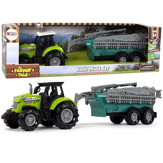 Lauksaimniecības traktors ar smidzinātāju Farm Sound Green