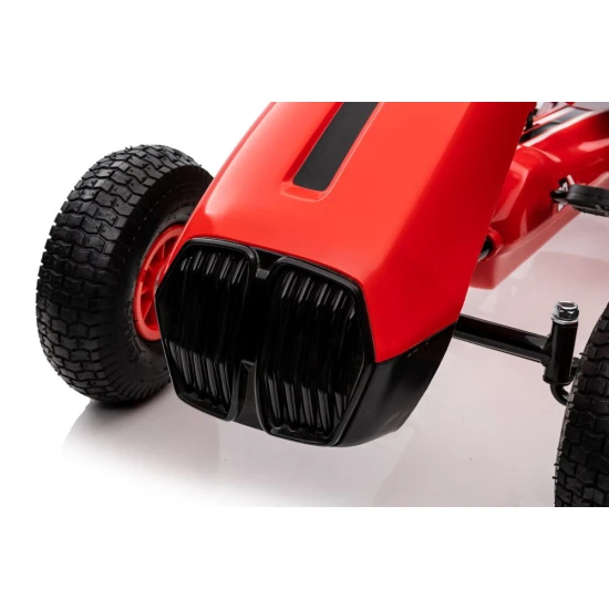 Sarkanais kartings ar pedāļiem G208