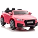 Audi TT RS rozā ar akumulatoru darbināms automobilis