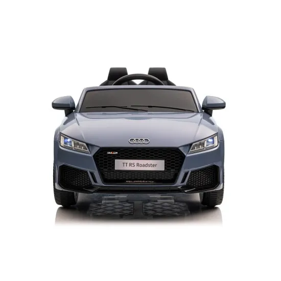 Audi TT RS zilais ar akumulatoru darbināms automobilis Elektriskās mašīnas bērniem