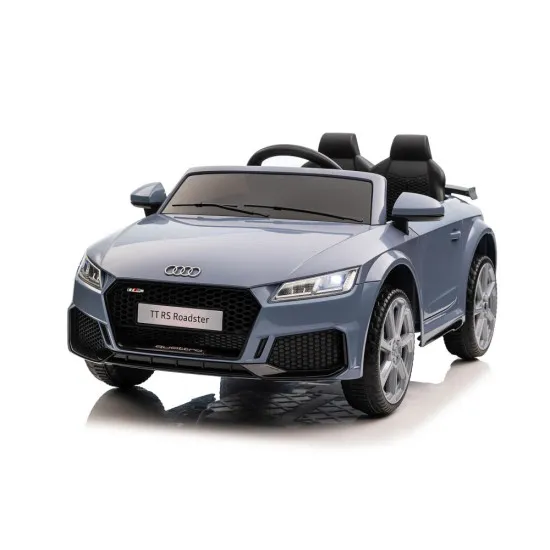 Audi TT RS zilais ar akumulatoru darbināms automobilis Elektriskās mašīnas bērniem