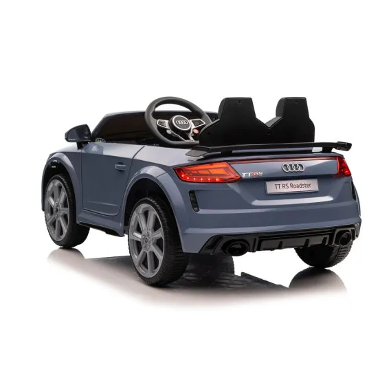 Audi TT RS zilais ar akumulatoru darbināms automobilis Elektriskās mašīnas bērniem