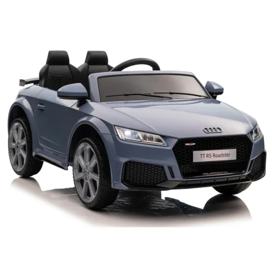 Audi TT RS zilais ar akumulatoru darbināms automobilis Elektriskās mašīnas bērniem