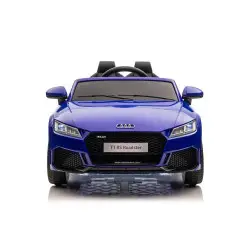 Audi TT RS tumši zils ar akumulatoru darbināms automobilis