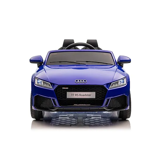 Audi TT RS tumši zils ar akumulatoru darbināms automobilis Elektriskās mašīnas bērniem