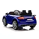 Audi TT RS tumši zils ar akumulatoru darbināms automobilis Elektriskās mašīnas bērniem