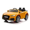 Audi TT RS dzeltenais ar akumulatoru darbināmais automobilis Elektriskās mašīnas bērniem