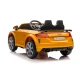 Audi TT RS dzeltenais ar akumulatoru darbināmais automobilis Elektriskās mašīnas bērniem