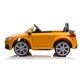 Audi TT RS dzeltenais ar akumulatoru darbināmais automobilis Elektriskās mašīnas bērniem