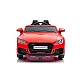 Audi TT RS sarkanais ar akumulatoru darbināmais automobilis Elektriskās mašīnas bērniem