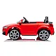 Audi TT RS sarkanais ar akumulatoru darbināmais automobilis Elektriskās mašīnas bērniem