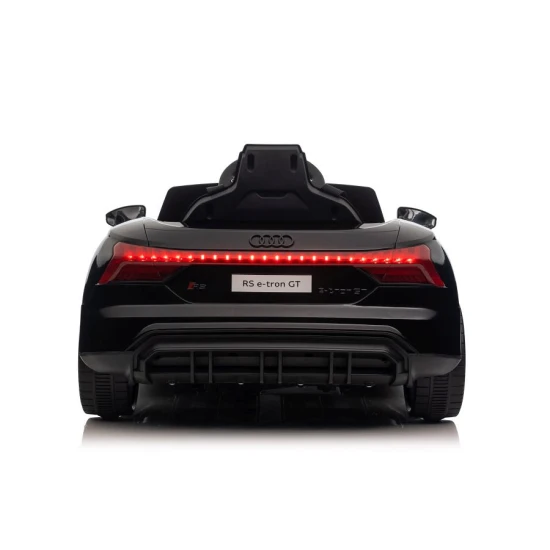 Melns elektriskais Audi E-Tron GT auto QLS-6888 Elektriskās mašīnas bērniem