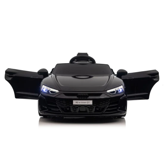 Melns elektriskais Audi E-Tron GT auto QLS-6888 Elektriskās mašīnas bērniem