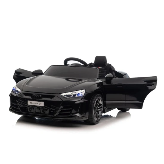 Melns elektriskais Audi E-Tron GT auto QLS-6888 Elektriskās mašīnas bērniem