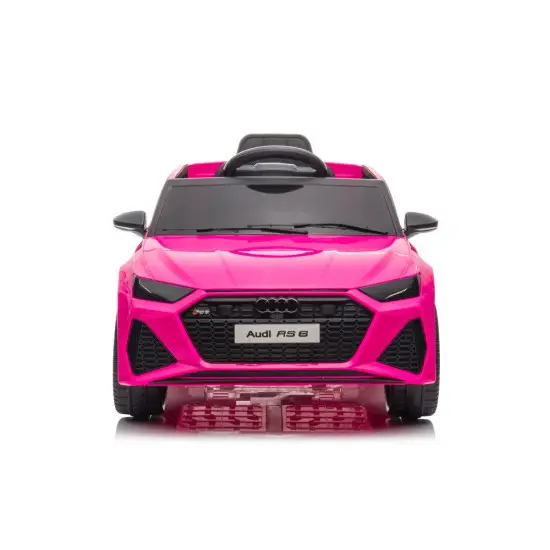 Rozā elektromobilis Audi RS6 BRD-2118 Automašīnas