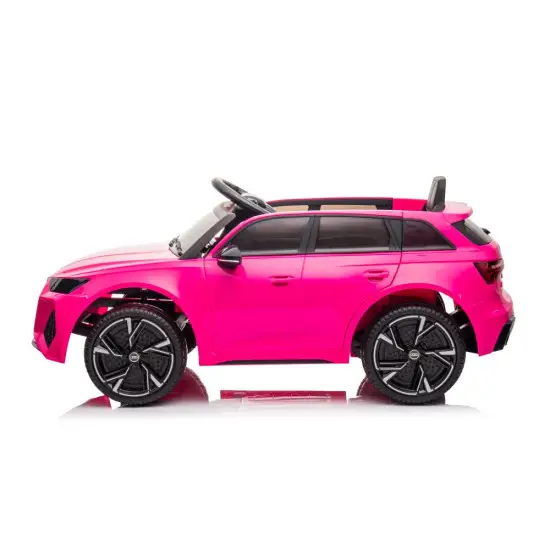 Rozā elektromobilis Audi RS6 BRD-2118 Automašīnas