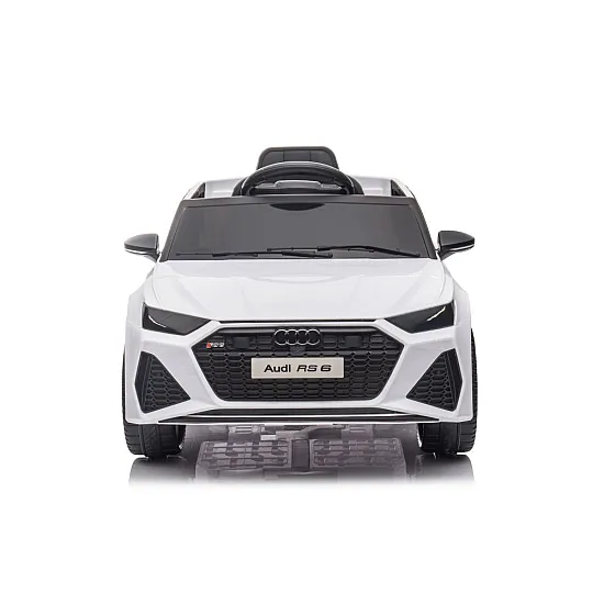 Balta elektriskā automašīna Audi RS6 BRD-2118 Automašīnas