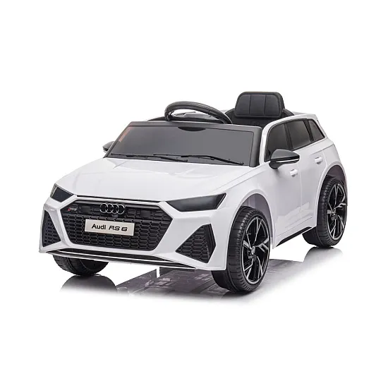 Balta elektriskā automašīna Audi RS6 BRD-2118 Automašīnas