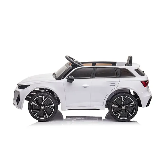 Balta elektriskā automašīna Audi RS6 BRD-2118 Automašīnas