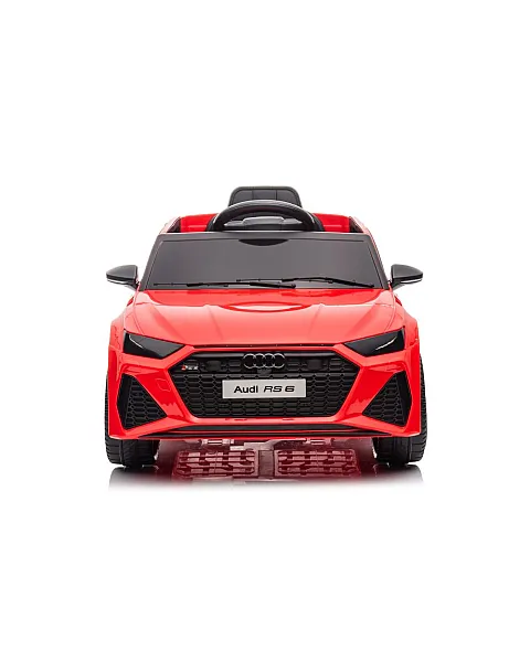 Audi RS6 BRD-2118 sarkans ar akumulatoru darbināms automobilis