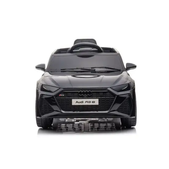 Melns elektromobilis Audi RS6 BRD-2118 Automašīnas