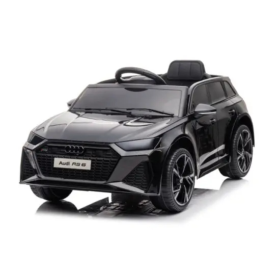 Melns elektromobilis Audi RS6 BRD-2118 Automašīnas