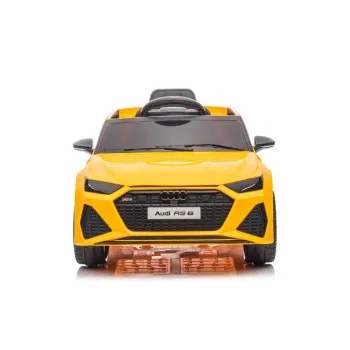 Audi RS6 BRD-2118 dzeltenais ar akumulatoru darbināmais automobilis