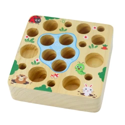 Koka burkānu Zemes sliekas stieņa magnēta spēle