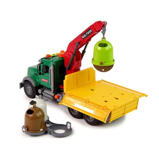 Truck Auto Crane Transport Rubbish Bin Sound