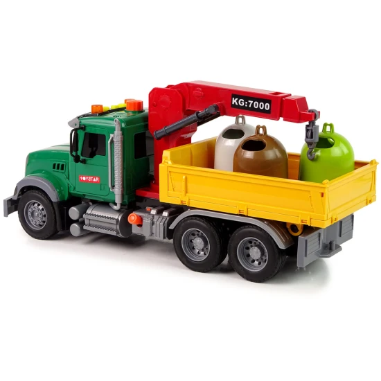Truck Auto Crane Transport Rubbish Bin Sound