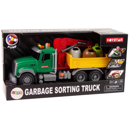 Truck Auto Crane Transport Rubbish Bin Sound