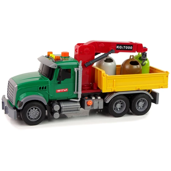 Truck Auto Crane Transport Rubbish Bin Sound
