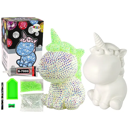 Creative Unicorn Kit DIY Diamonds Crystals Green Saimnieki