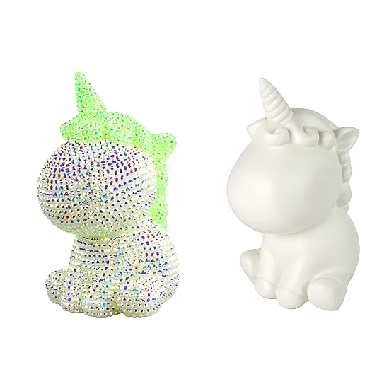 Creative Unicorn Kit DIY Diamonds Crystals Green Saimnieki