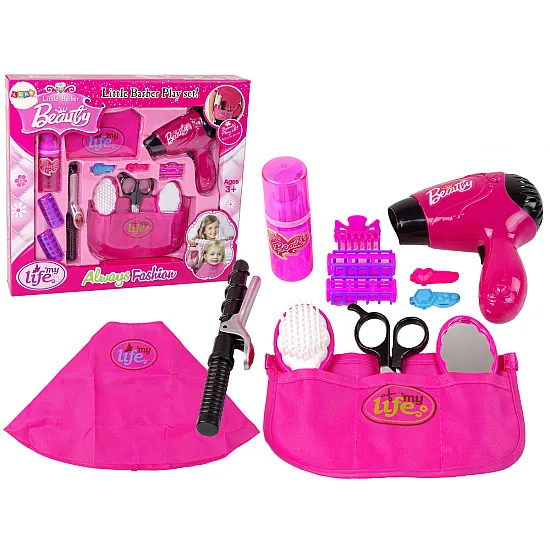 Skaistumkopšanas matu griešanas komplekts Matu žāvētājs Curling Iron Pink