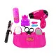 Skaistumkopšanas matu griešanas komplekts Matu žāvētājs Curling Iron Pink