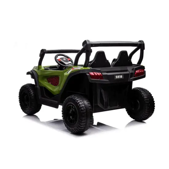 Zaļā elektriskā automašīna bērniem S618 4x4 Elektriskās mašīnas bērniem