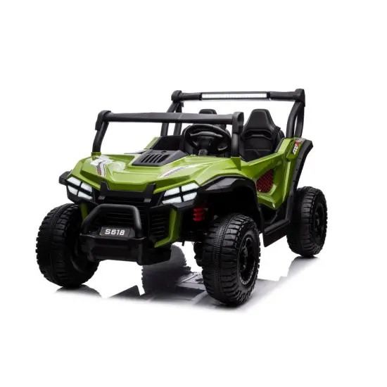 Zaļā elektriskā automašīna bērniem S618 4x4 Elektriskās mašīnas bērniem