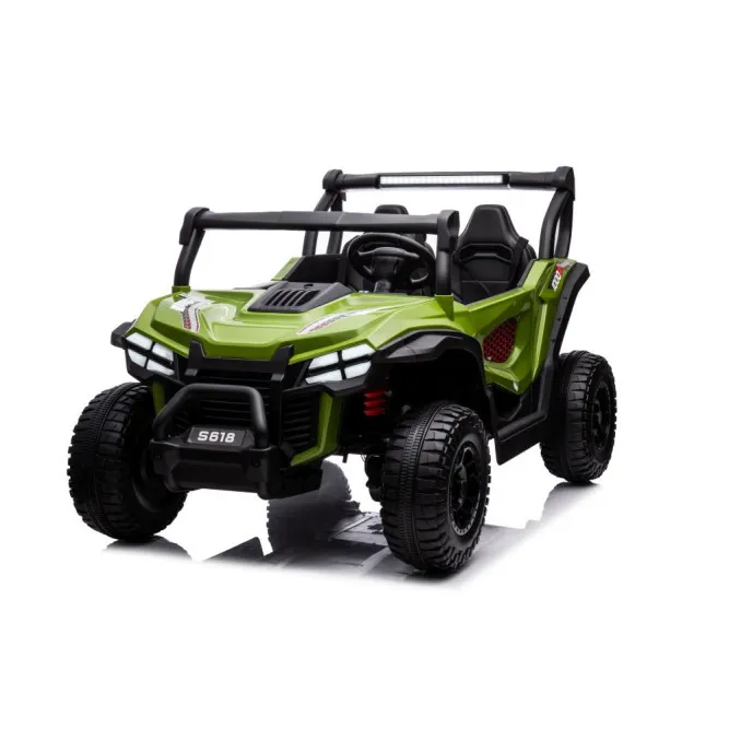 Zaļā elektriskā automašīna bērniem S618 4x4 Elektriskās mašīnas bērniem