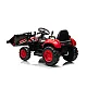 Sarkans elektriskais traktors BW-X002A ar kausu Elektriskās mašīnas bērniem