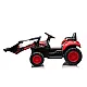 Sarkans elektriskais traktors BW-X002A ar kausu Elektriskās mašīnas bērniem