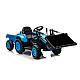Zils elektriskais traktors BW-X002A ar kausu