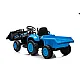 Zils elektriskais traktors BW-X002A ar kausu Elektriskās mašīnas bērniem